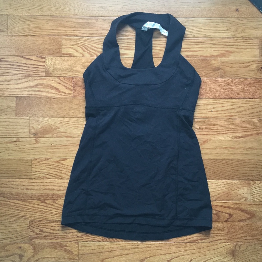 Black Lululemon tank top